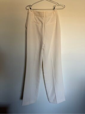 Wilfred Cream High-Rise Wide Leg Trousers